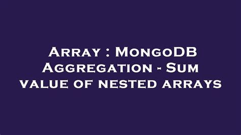 mongodb aggregate sum with condition